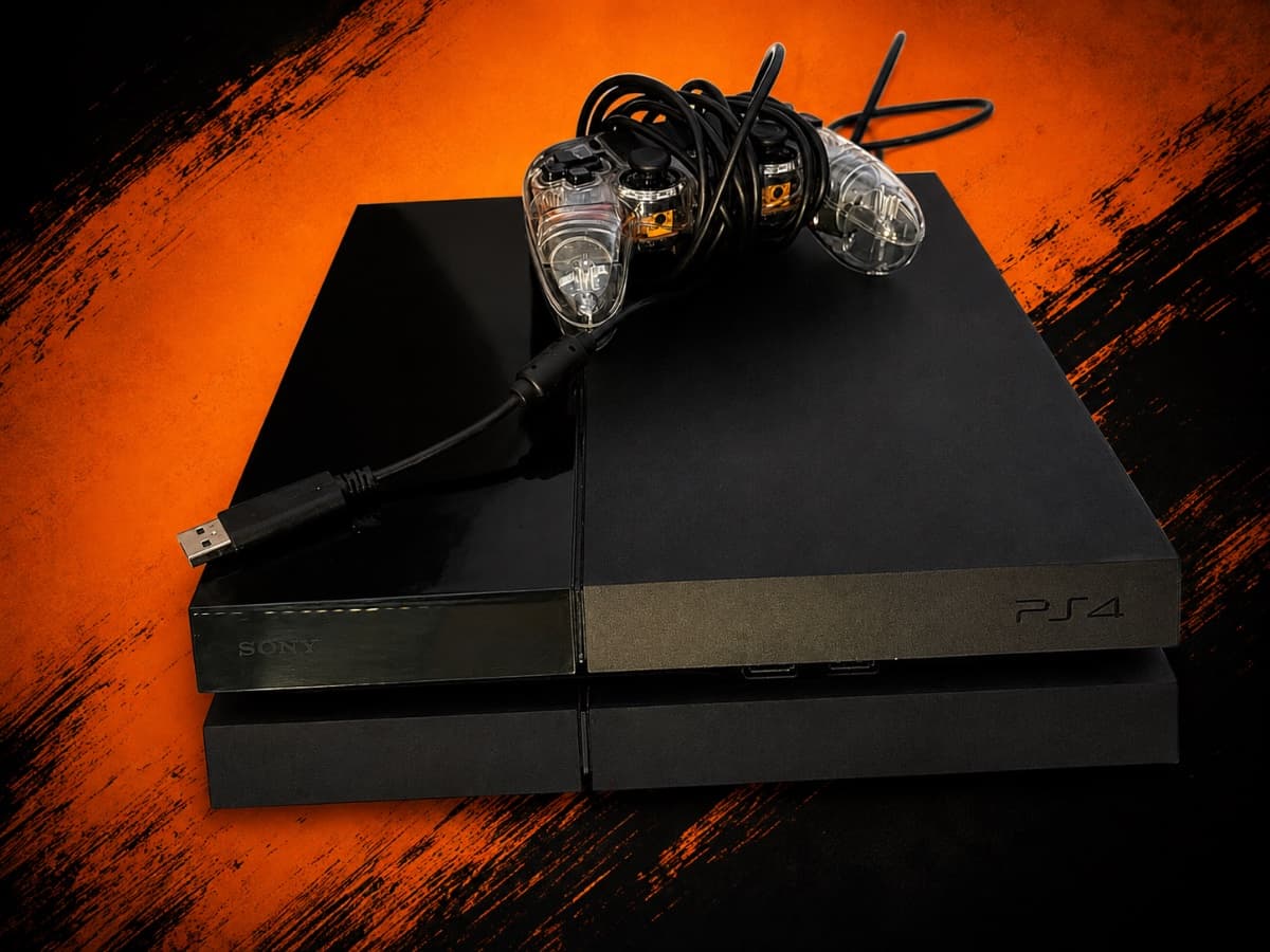 Sony PlayStation 4 (PS4) Fat 500 Go + Manette filaire – Occasion